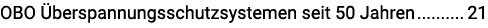 OBO berspannungsschutzsystemen seit 50 Jahren 21