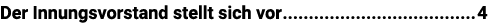 Der Innungsvorstand stellt sich vor 4