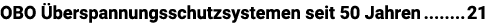 OBO berspannungsschutzsystemen seit 50 Jahren 21
