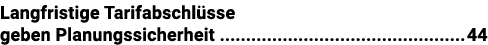 Langfristige Tarifabschl sse geben Planungssicherheit 44