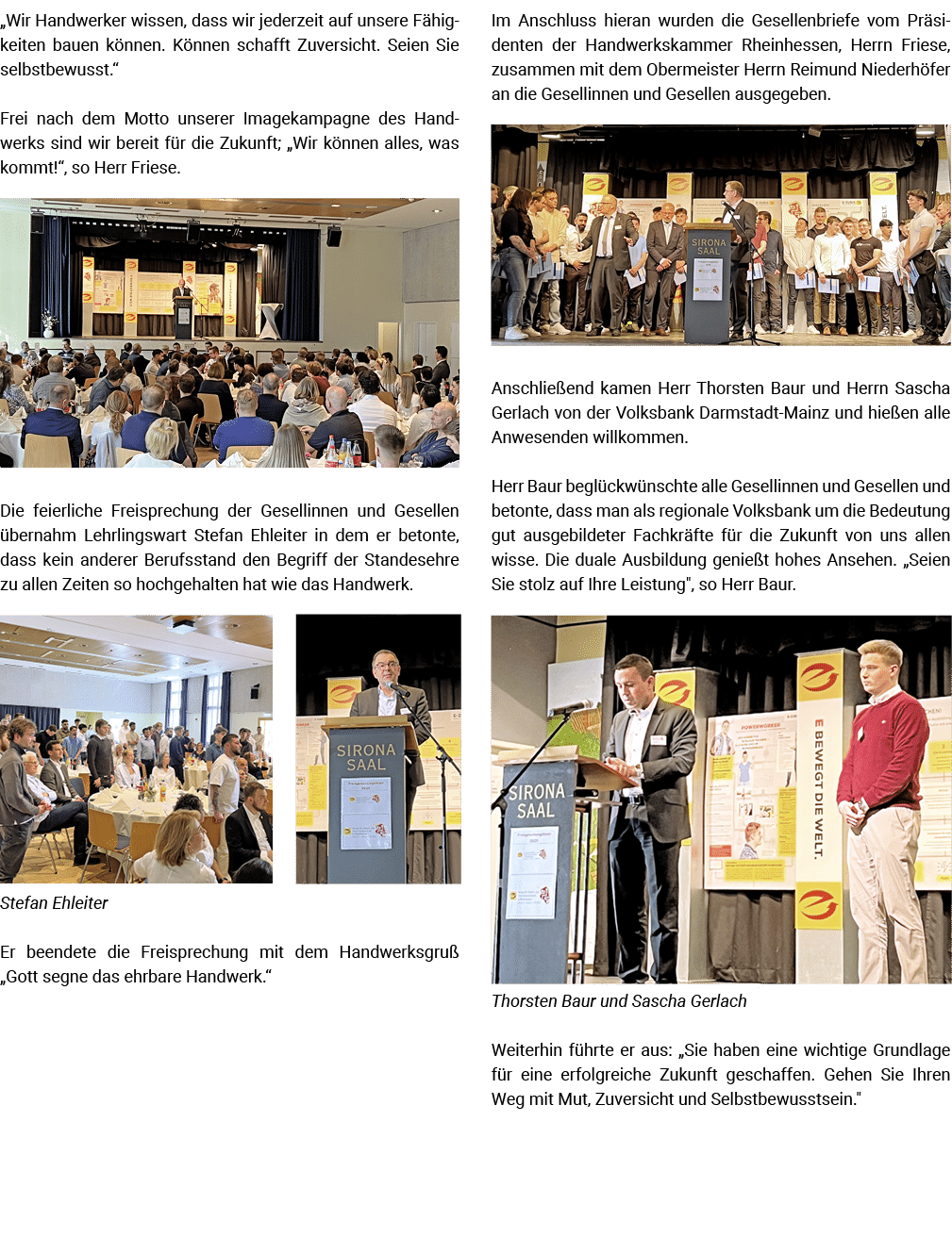 „Wir Handwerker wissen, dass wir jederzeit auf unsere F higkeiten bauen k nnen. K nnen schafft Zuversicht. Seien Sie ...