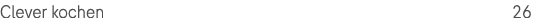 Clever kochen 26