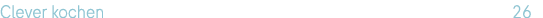 Clever kochen 26