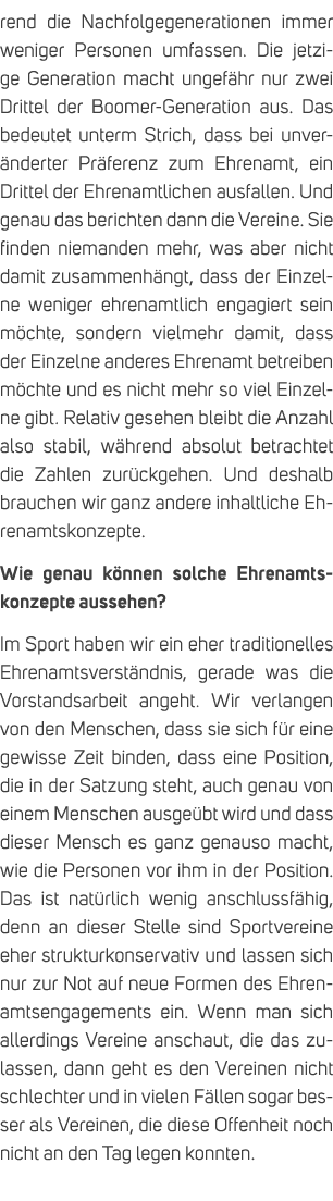 rend die Nachfolgegenerationen immer weniger Personen umfassen. Die jetzige Generation macht ungef hr nur zwei Dritte...