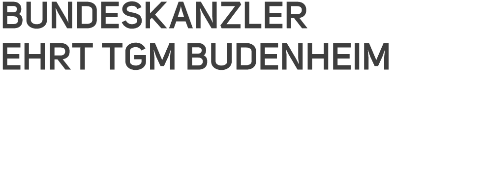 Bundeskanzler ehrt TGM Budenheim