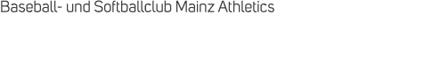 Baseball und Softballclub Mainz Athletics