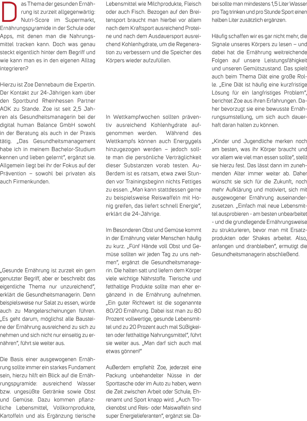 Das Thema der gesunden Ern hrung ist zurzeit allgegenw rtig: Nutri Score im Supermarkt, Ern hrungspyramide in der Sch...