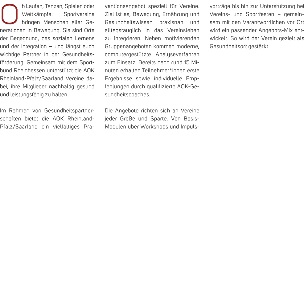 Ob Laufen, Tanzen, Spielen oder Wettk mpfe: Sportvereine bringen Menschen aller Generationen in Bewegung. Sie sind Or...
