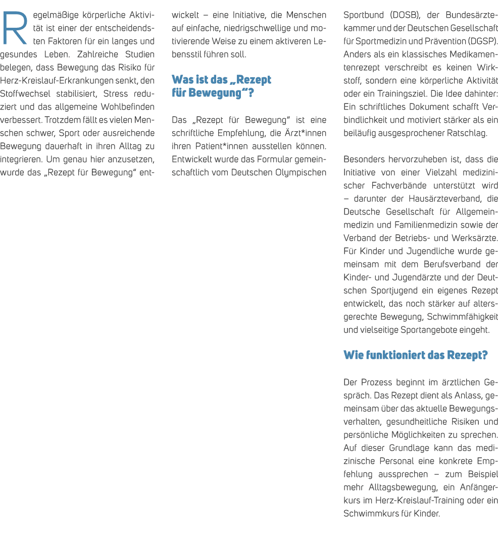 Regelm ige k rperliche Aktivit t ist einer der entscheidendsten Faktoren f r ein langes und gesundes Leben. Zahlreic...