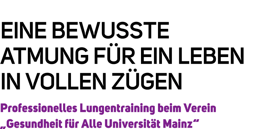 Eine bewusste Atmung f r ein Leben in vollen Z gen Professionelles Lungentraining beim Verein „Gesundheit f r Alle Un...