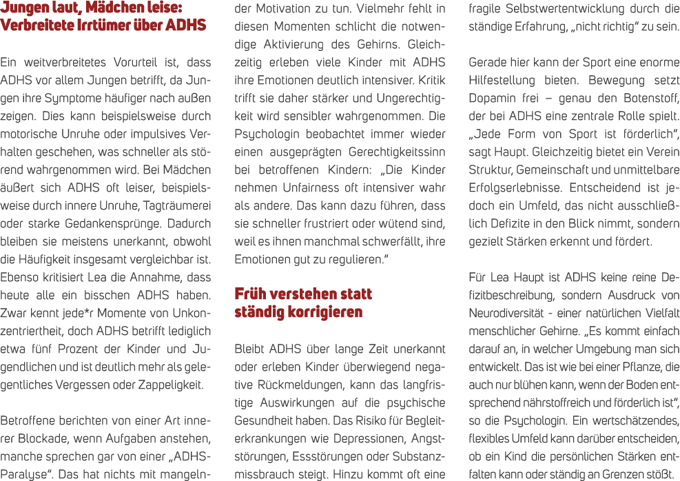 Jungen laut, M dchen leise: Verbreitete Irrt mer ber ADHS Ein weitverbreitetes Vorurteil ist, dass ADHS vor allem Ju...