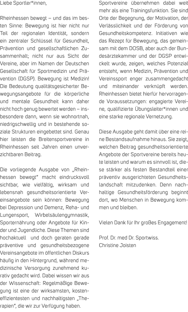 Liebe Sportler*innen, Rheinhessen bewegt – und das im besten Sinne: Bewegung ist hier nicht nur Teil der regionalen I...