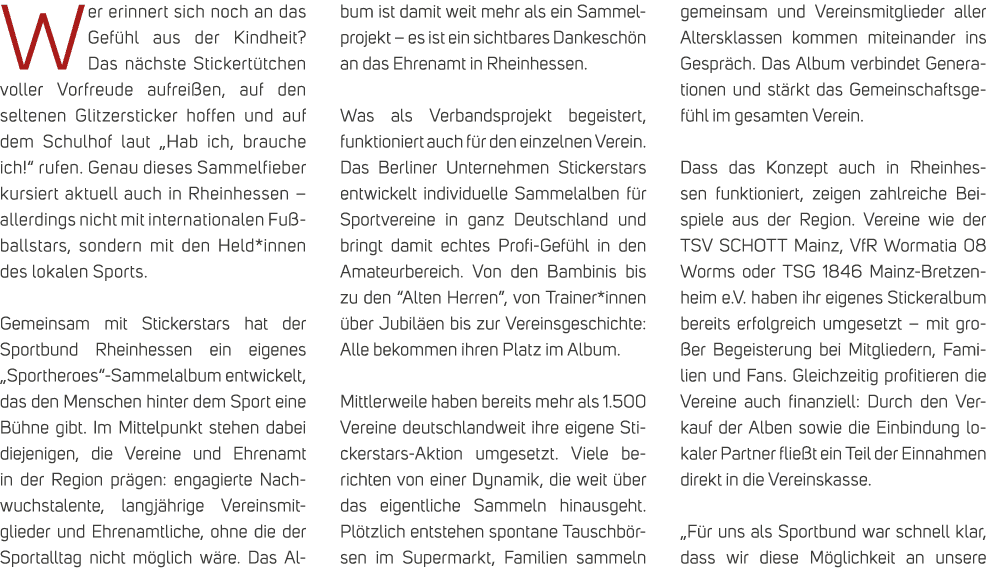 W er erinnert sich noch an das Gef hl aus der Kindheit? Das n chste Stickert tchen voller Vorfreude aufrei en, auf de...