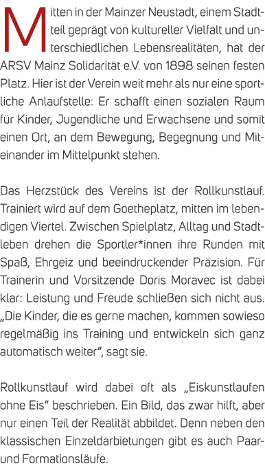 Mitten in der Mainzer Neustadt, einem Stadtteil gepr gt von kultureller Vielfalt und unterschiedlichen Lebensrealit t...