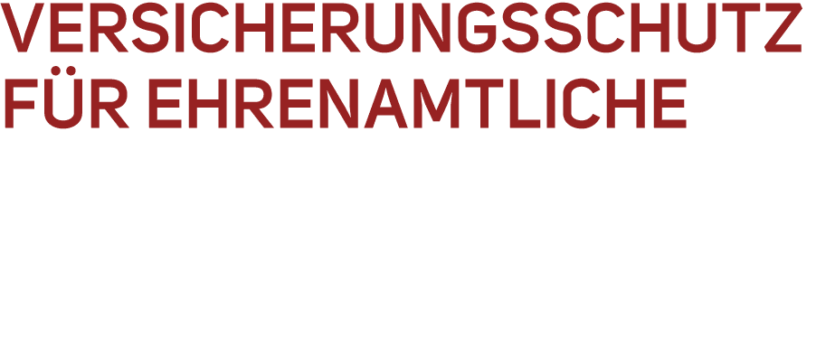 Versicherungsschutz f r Ehrenamtliche 